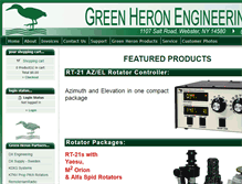Tablet Screenshot of greenheronengineering.com